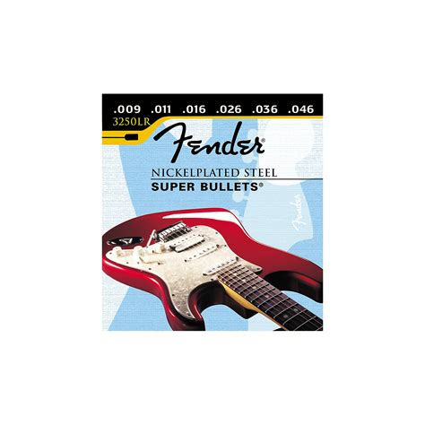 Fender 3250lr Super Bullets Light Regular Electric Guitar Strings