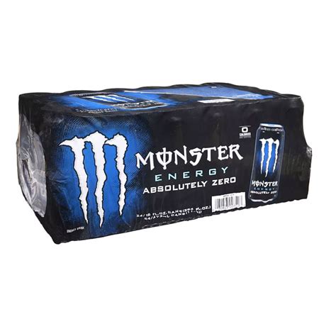 Monster Energy Absolute Zero Sugar 16oz 24pk Ebay