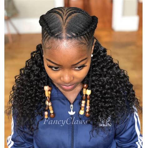 One braid or two braids is a universal hairstyle for kids, but it may look too banal. #cornrow | Natural hair styles, Girls hairstyles braids ...