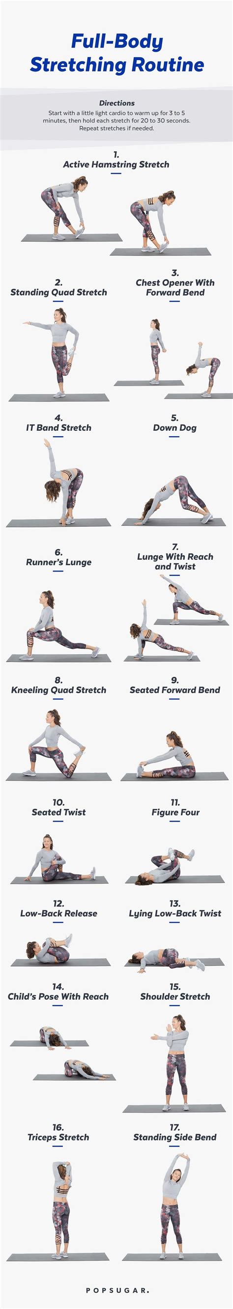 Stretching Exercises For The Entire Body Popsugar Fitness