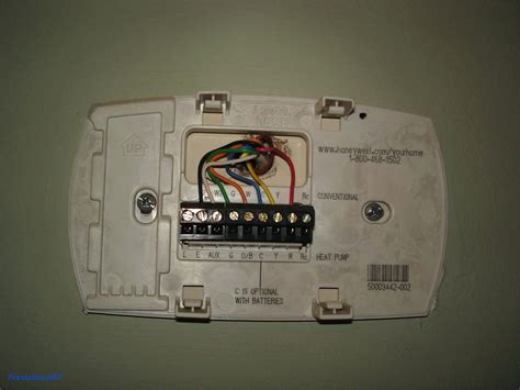 Honeywell Non Programmable Thermostat Wiring
