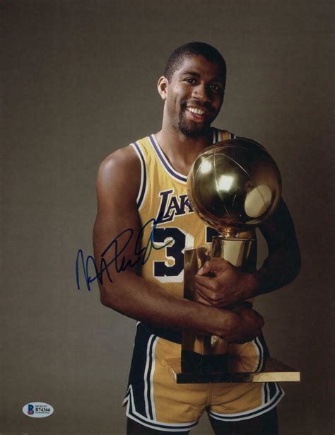 Magic Johnson Signed Autograph 11x14 Photo Los Angeles Lakers Star W