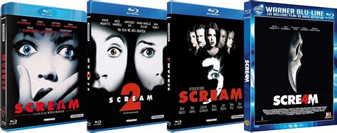 4 Blu Ray Scream Lintégrale Amazonfr Dvd Et Blu Ray