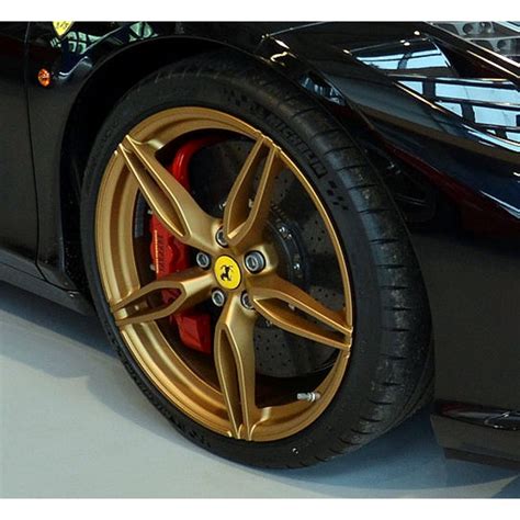Ferrari 20 458 Speciale Aperta Alloy Wheel Set Matte Gold To Fit