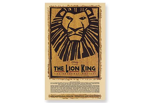 Lion King Broadway Poster
