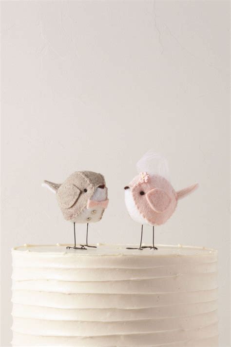 23 Rustic Wedding Cake Toppers For Any Country Chic Event Bird Cake