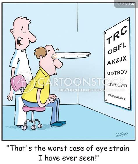Eye Charts Cartoons And Comics Funny Pictures From Cartoonstock