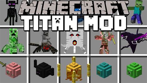 Minecraft Titan Mod Create Giant Mobs And Battle Titan Bosses