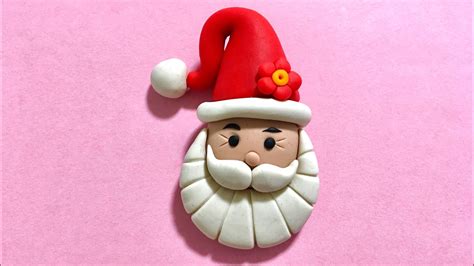 ♥️ Clay Art How To Make Face Of Santa Claus Model Craft Tutorial