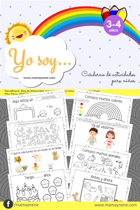 Yo Soy Cuaderno De Actividades Para Niños Mamá Y Nené Maternidad Y Recursos Educativos