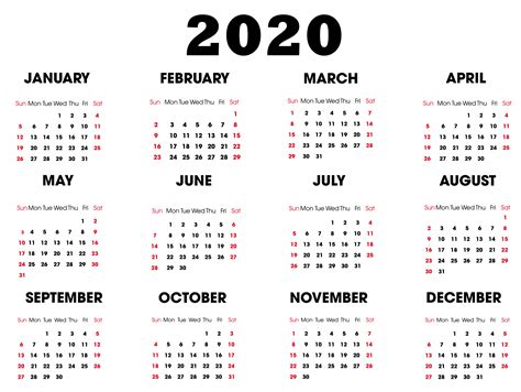 Take 20202020 Year To View Calander Calendar Printables Free Blank