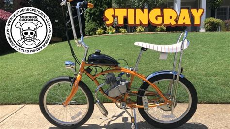 80cc Schwinn Stingray Retro 20 Inch Cruiser Motorized Bike Youtube