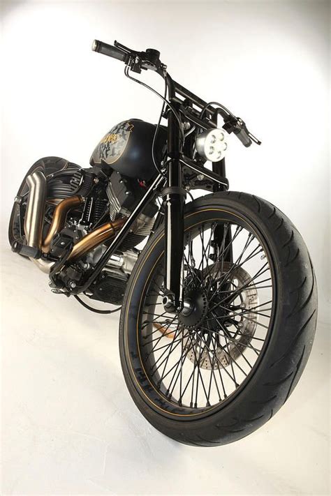 Harley davidson was the company that helped create the bad boy biker image that began in the 1940's. Custom Harley-Davidson Rocker Bike Build, BLACKBIRD ...