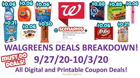 Walgreens Deals Breakdown 9/27/20-10/3/20! All Digital and Printable