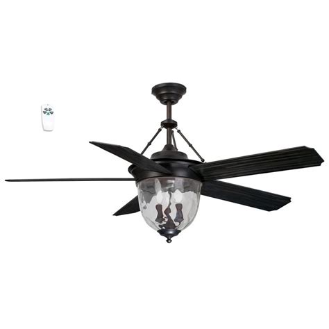 Shop Litex 52 In Aged Bronze Ceiling Fan With Light Kit And Remote At