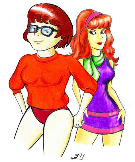 Velma And Daphne From Scooby Doo By Number371 Fanart Central