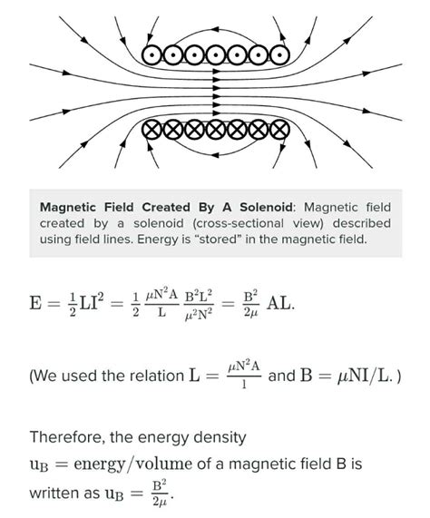 Derive The Expression For Magnetic Energy Stored In An Inductor Using Maxwell Equations