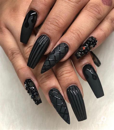 Polygel Nail Kit In 2020 With Images Black Acrylic Nail Designs