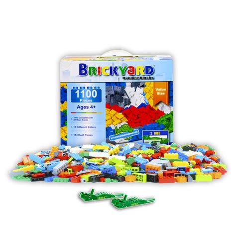 Best Bucket Of Building Bricks 1000 Pc Bulk Blocks With Roof Your Choice