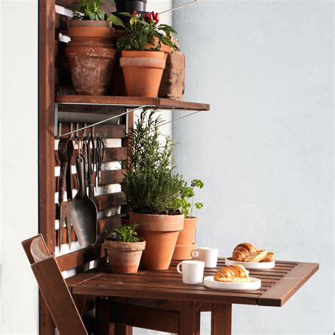 We will be donating the proceeds from this event to the bullock garden project in new jersey. ÄPPLARÖ Wall panel+gate-leg table, outdoor, brown stained ...