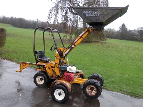 Gt All Working Roughneck 750 Kg High Lift Dumper On Its Own Trailer