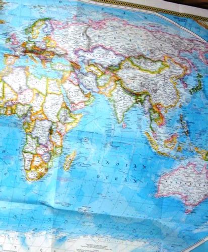 Mapa Nat Geo Planisferio Mundo Paises Politico Mares Et