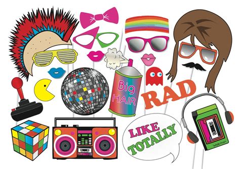 Free 80s Style Printables For All The 80s Lovers Out There 80s