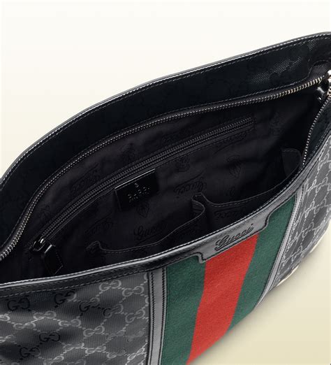 Gucci 500 By Gg Imprimé Messenger Bag In Black For Men Lyst