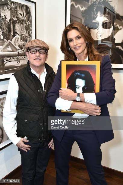 Artist Matthew Rolston And Event Host Supermodel Cindy Crawford At