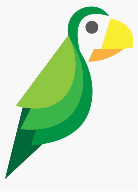Transparent Parrot Png Green Parrot Logo Png Download Transparent