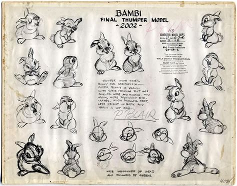 Thumper Disney Concept Art