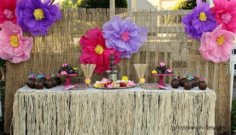 Can't make it to the beach? Hawaiian Luau Party Decorations - Uncommon Designs