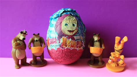 Маша и Медведь Surprise Eggs Masha I Medved Masha And The Bear Youtube