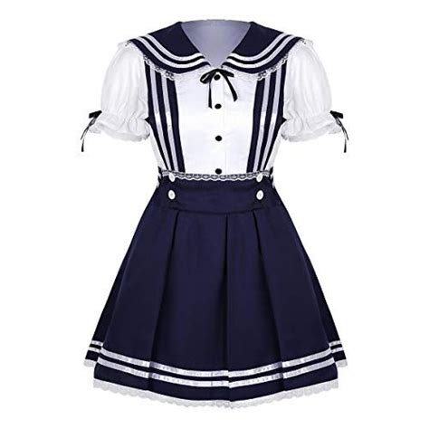 Ranrann Déguisement Écolière Scolaire Uniforme Japonaise Costume Marin