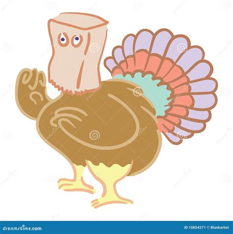 Hiding Turkey Stock Vector Illustration Of Dinner Fall 10854271