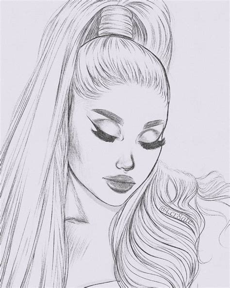 Dibujos Para Colorear De Ariana Grande Drawing Ariana Grande Dibujo Images And Photos Finder