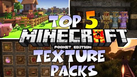 Mcpe 116 Top 5 Texture Packs Top 5 Best Working Texture Packs For