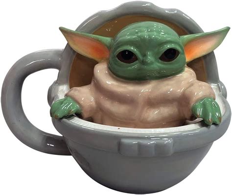 Gc Custom Star Wars The Mandalorian Baby Yoda Kaffeetasse Etsy