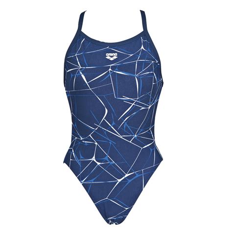 Arena Water Navy Blue High Leg Swimsuit Is Prefect For