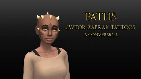 Swtor To Ts4 Republic Zabrak Tattoos