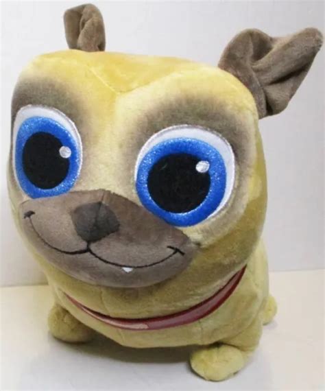Disney Store Puppy Dog Pals Brown Rolly 12 Plush Stuffed Animal Doll