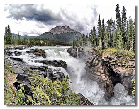 Athabasca Falls Near Jasper Alberta Canada Flickr