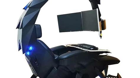 this giant scorpion is really a zero gravity gaming chair and computer workstation cnet