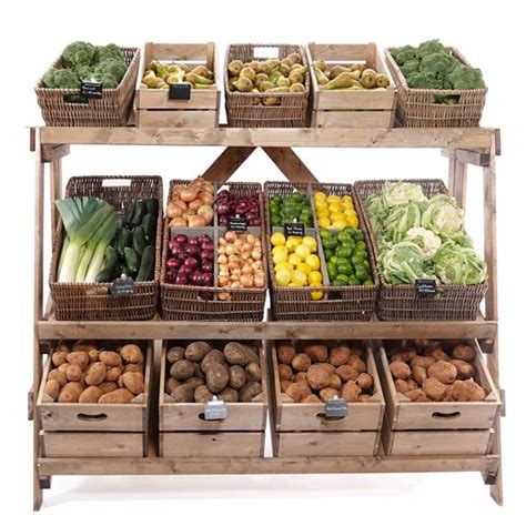 Bakery And Fruit And Veg Stands Rustic Displays By Linkshelving