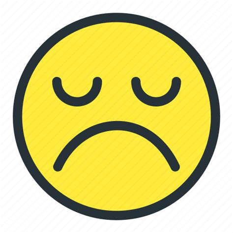 Emoji Emoticons Face Sad Smiley Unhappy Icon Download On Iconfinder