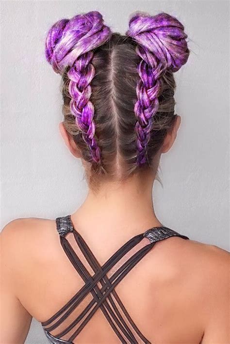 Rave Hairstyles Concert Hairstyles Braided Hairstyles Colored Hair Extensions Braids With