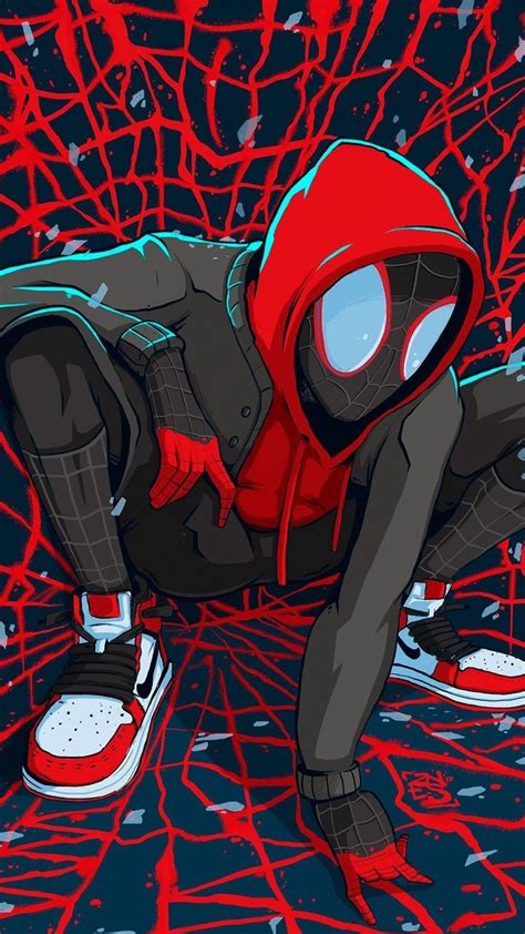 Miles Morales Aka The Ultimate Spider Man Spiderman Art Marvel