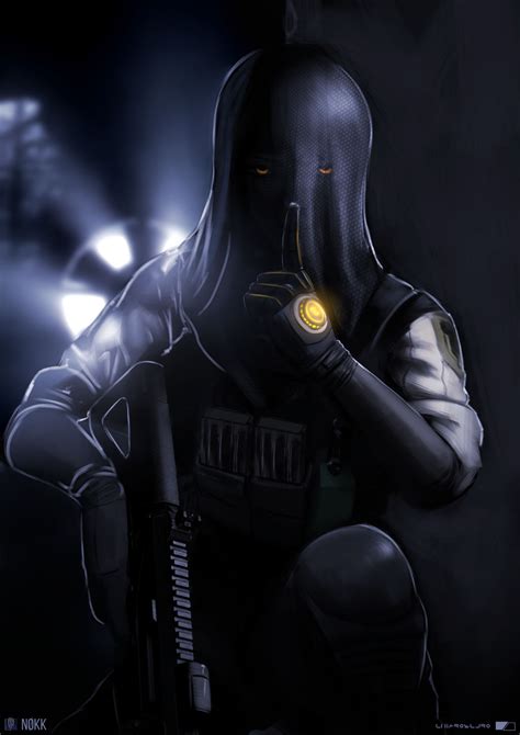 Nokk Rainbow Six Siege By Greenfireartist On Deviantart