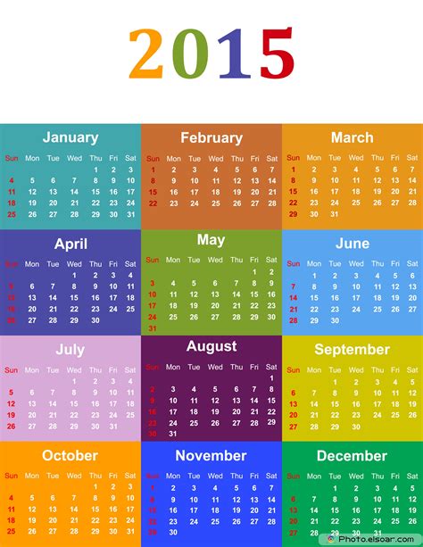 2015 Calendar Designs With 25 Good Ideas Elsoar