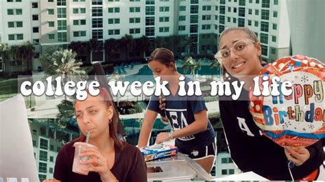 College Week In My Life Youtube